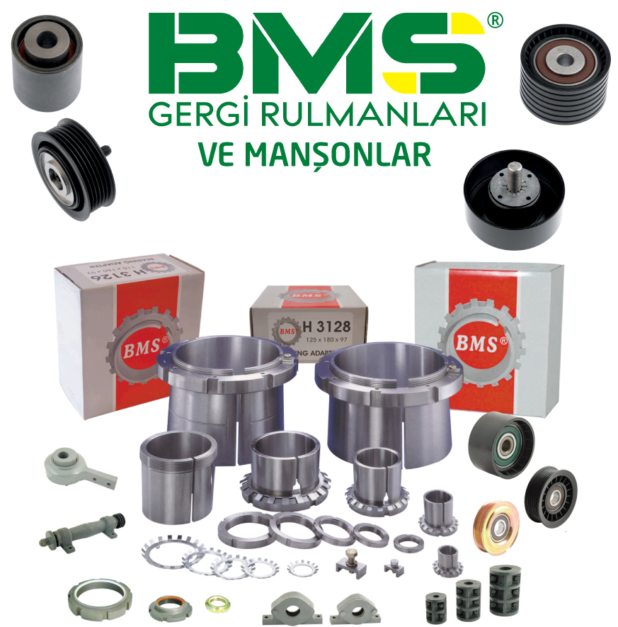 bms gergi rulmanları ve manşonlar